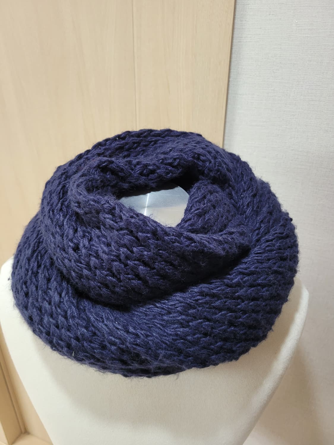 코데즈컴바인 니트 넥워머 네이비 상품이미지5