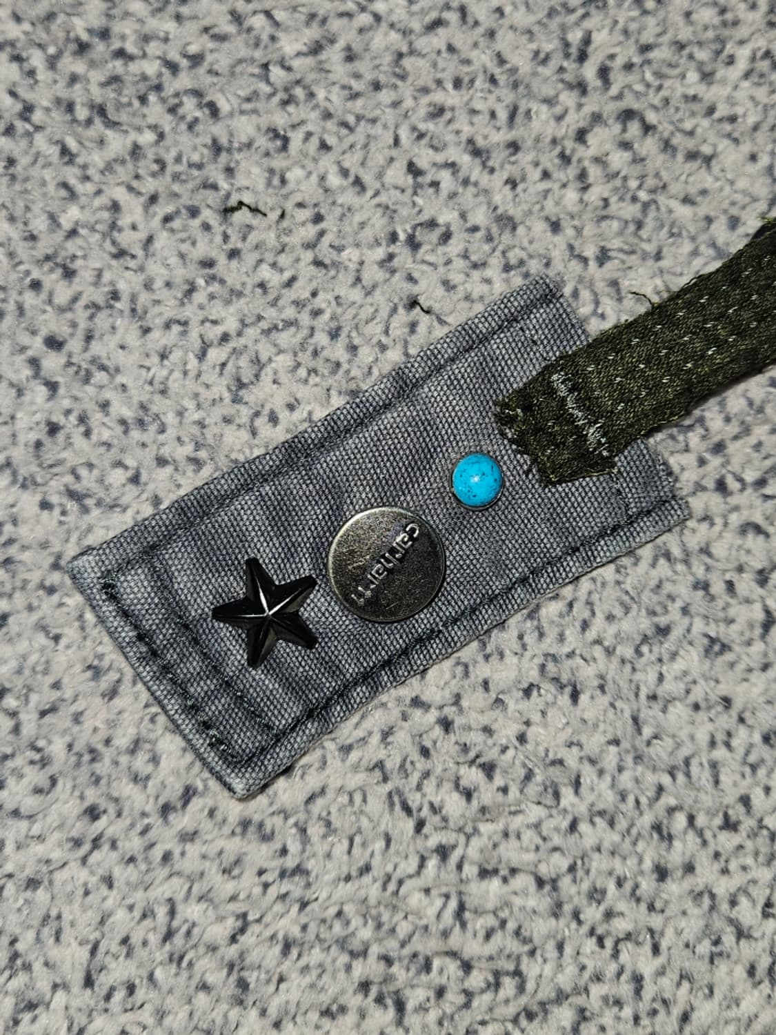 칼하트 버튼 핸드메이드 커스텀 카라비너 키링 / 11906 상품이미지2