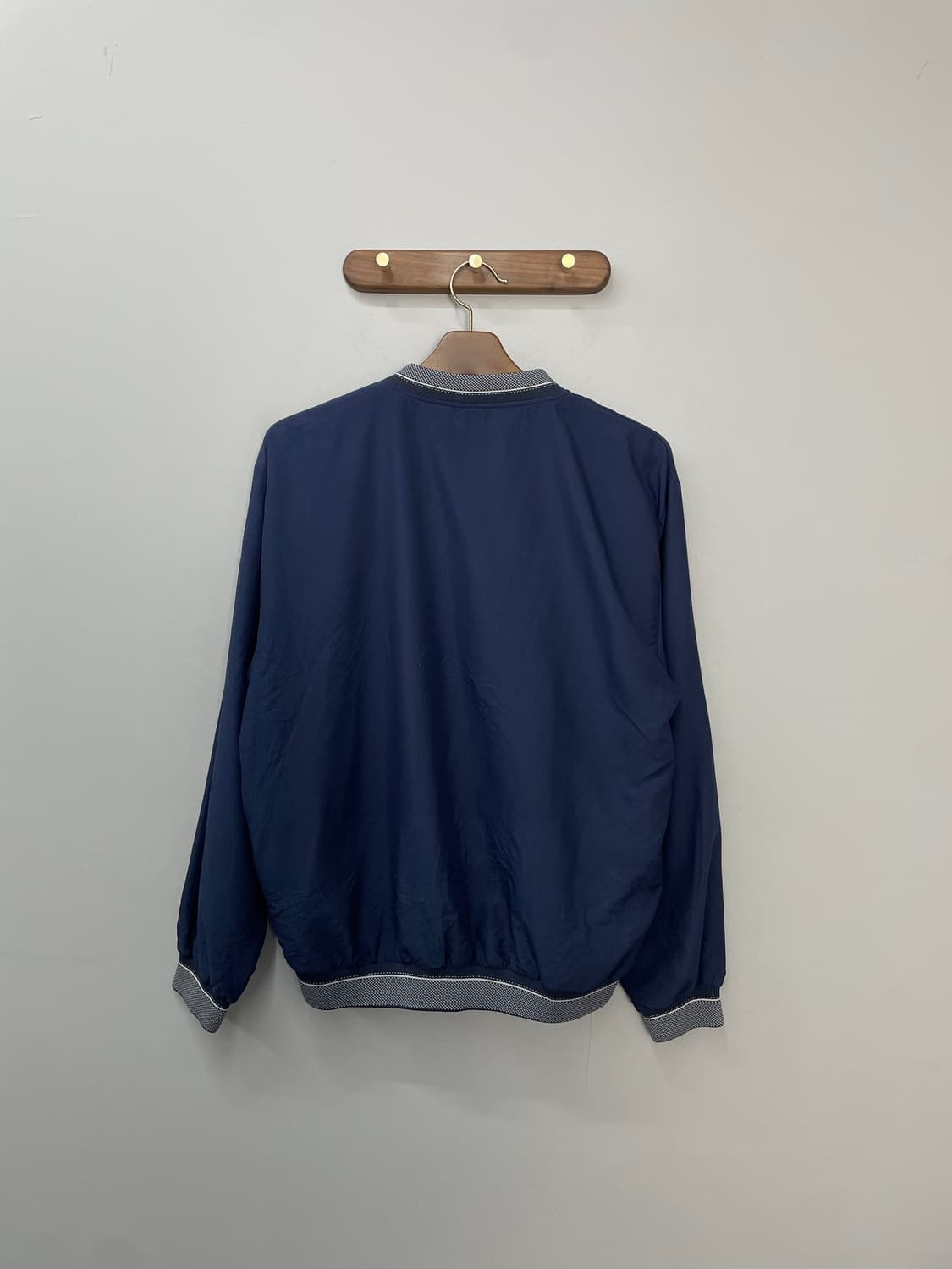 나이키 올드스쿨 네이비 브이넥 웜업 H961 상품이미지4