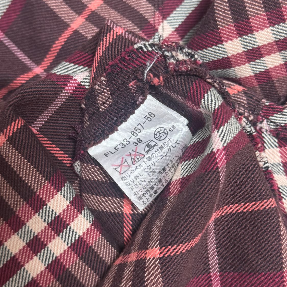 BURBERRY BLUE LABEL CHECK PATTER SKIRTS 상품이미지5