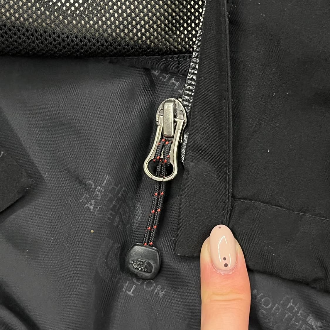 [정품/XL] 노스페이스 블랙 바람막이 자켓 b18 상품이미지5