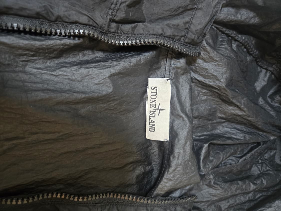 스톤아일랜드 나일론 메탈 와트로 후드 자켓 블랙 상품이미지4