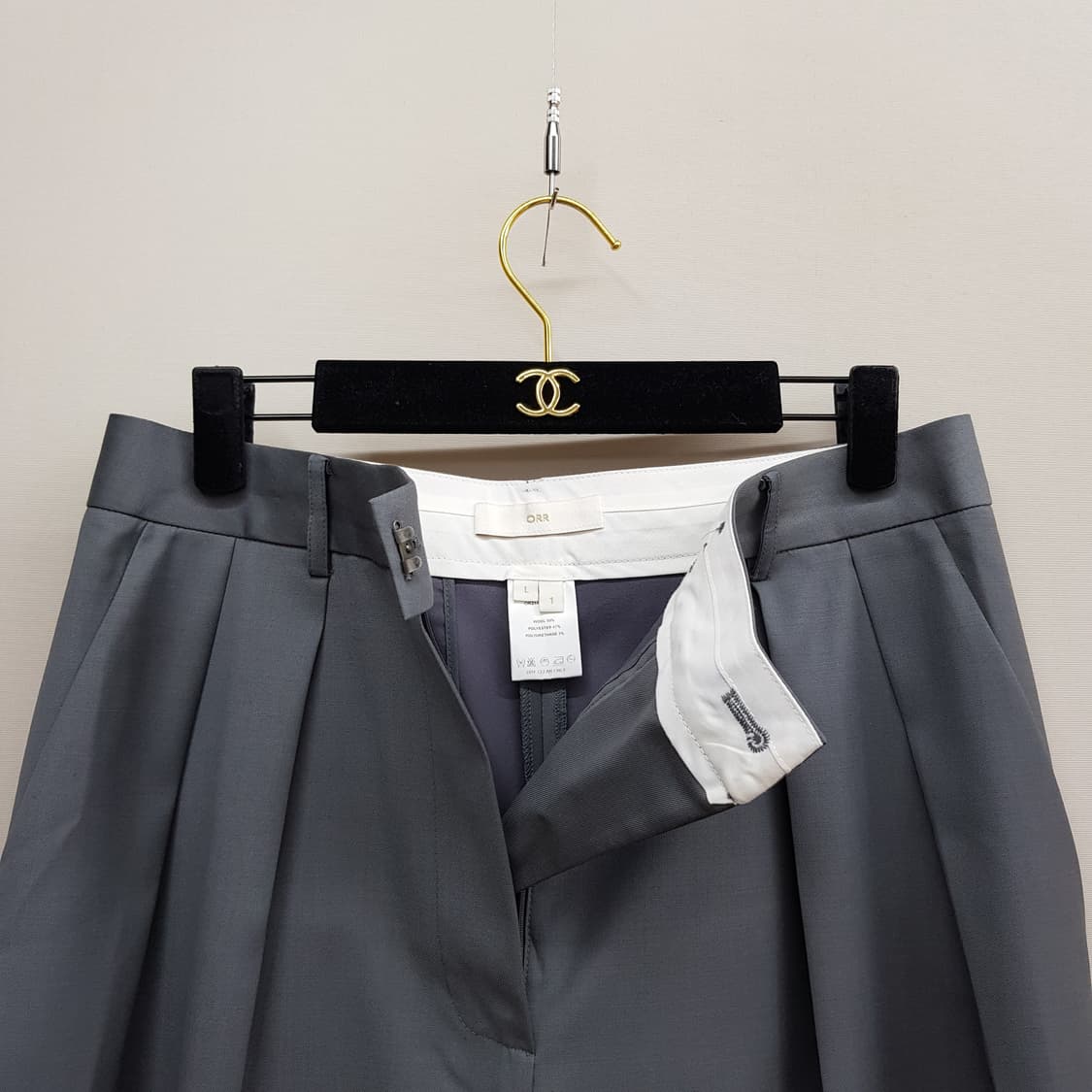 오르 2021 투턱 와이드 슬랙스 L사이즈 상품이미지2