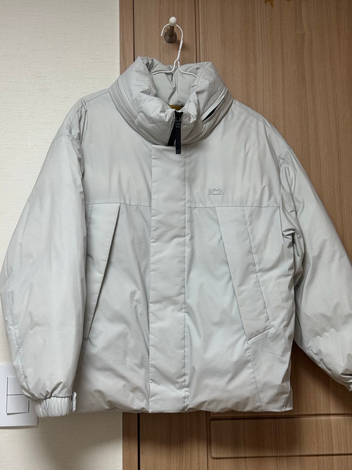 K2 | 씬에어 라이트 구스다운 90 스노우그레이 숏패딩 푸퍼 상품이미지5