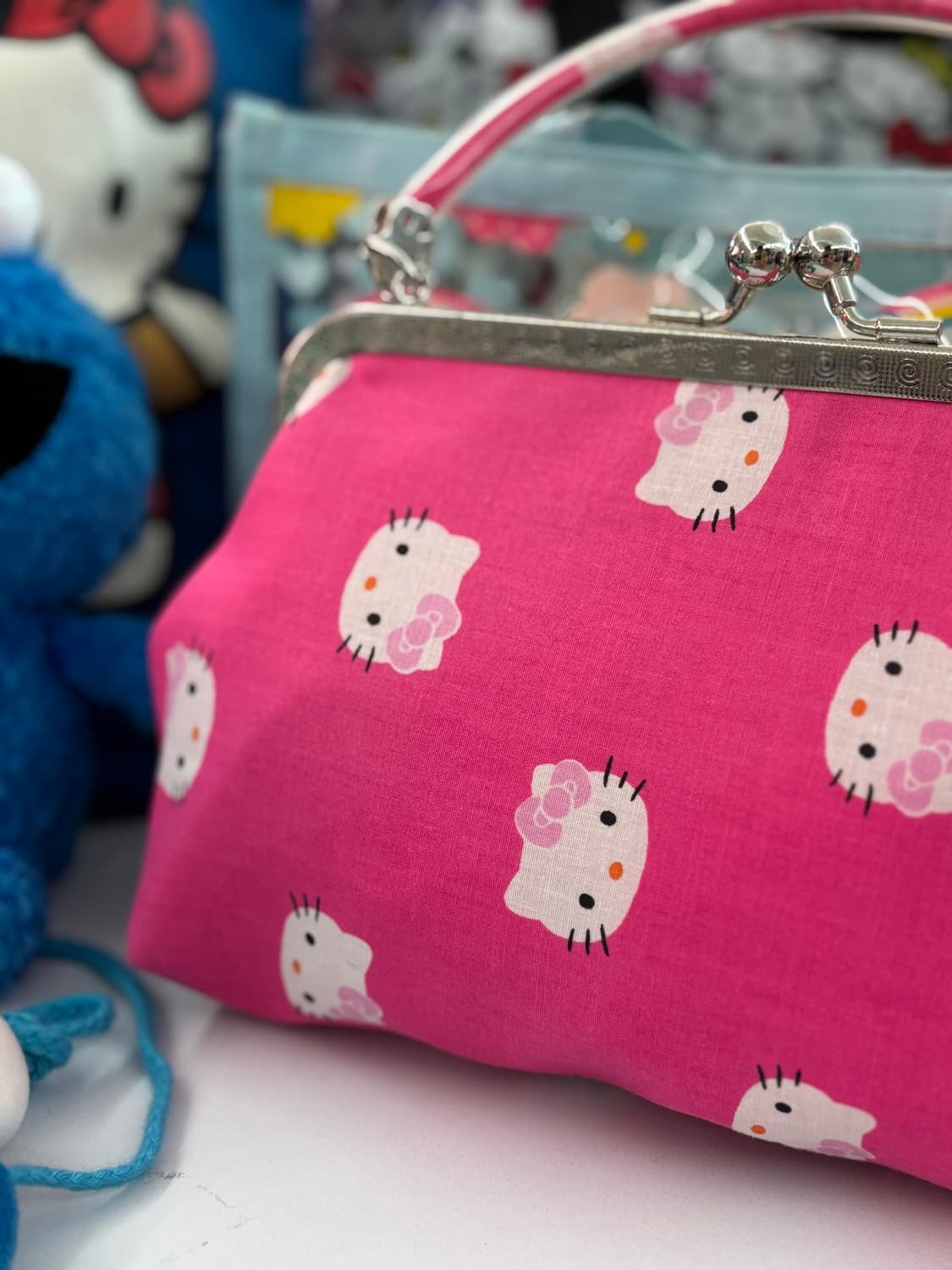 Vintage Fabric Hello Kitty Hand Made Bag 상품이미지1