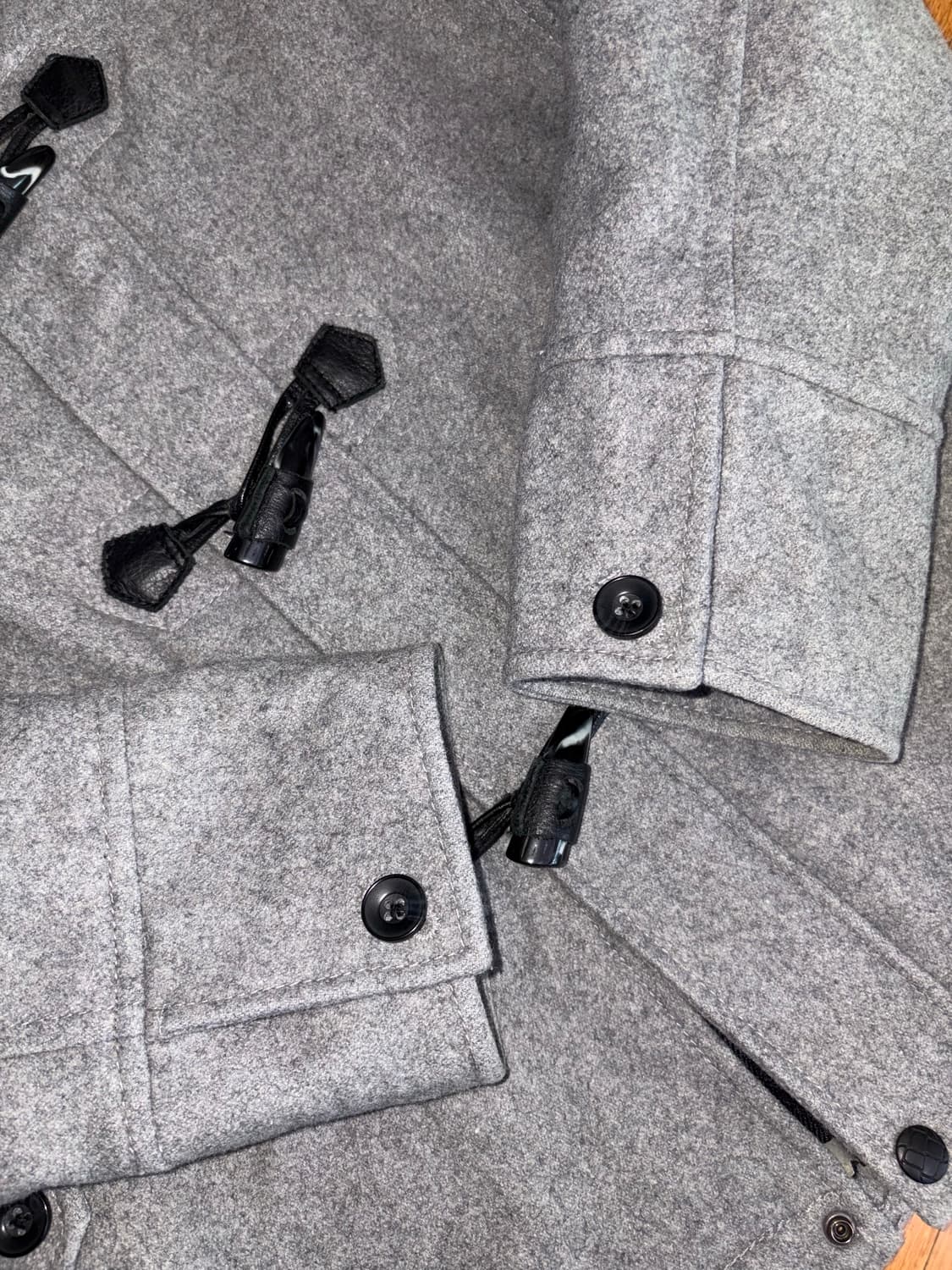 그레이 떡볶이 코트 상품이미지3