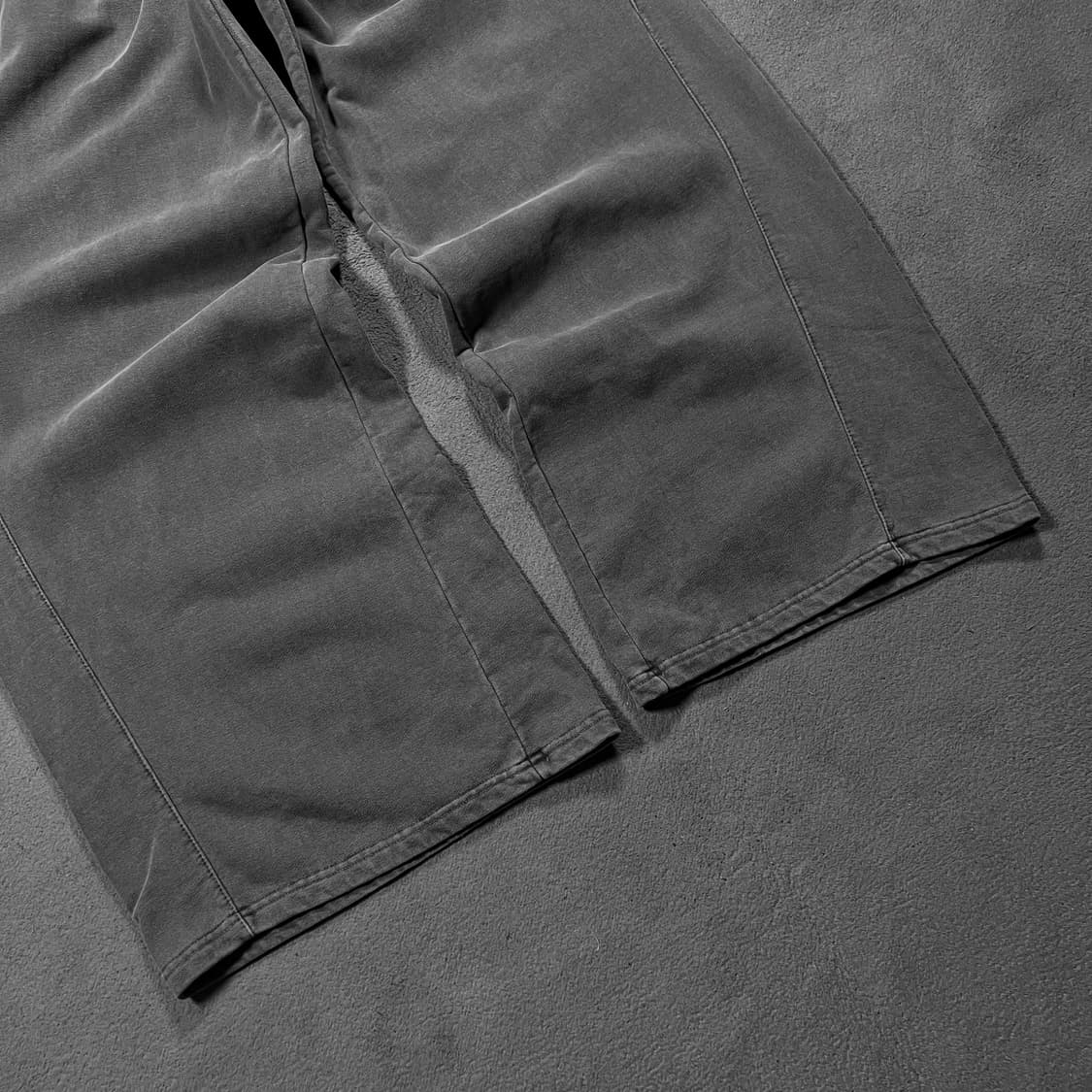 세터 워싱 그레이 와이드 스웻 팬츠 상품이미지3