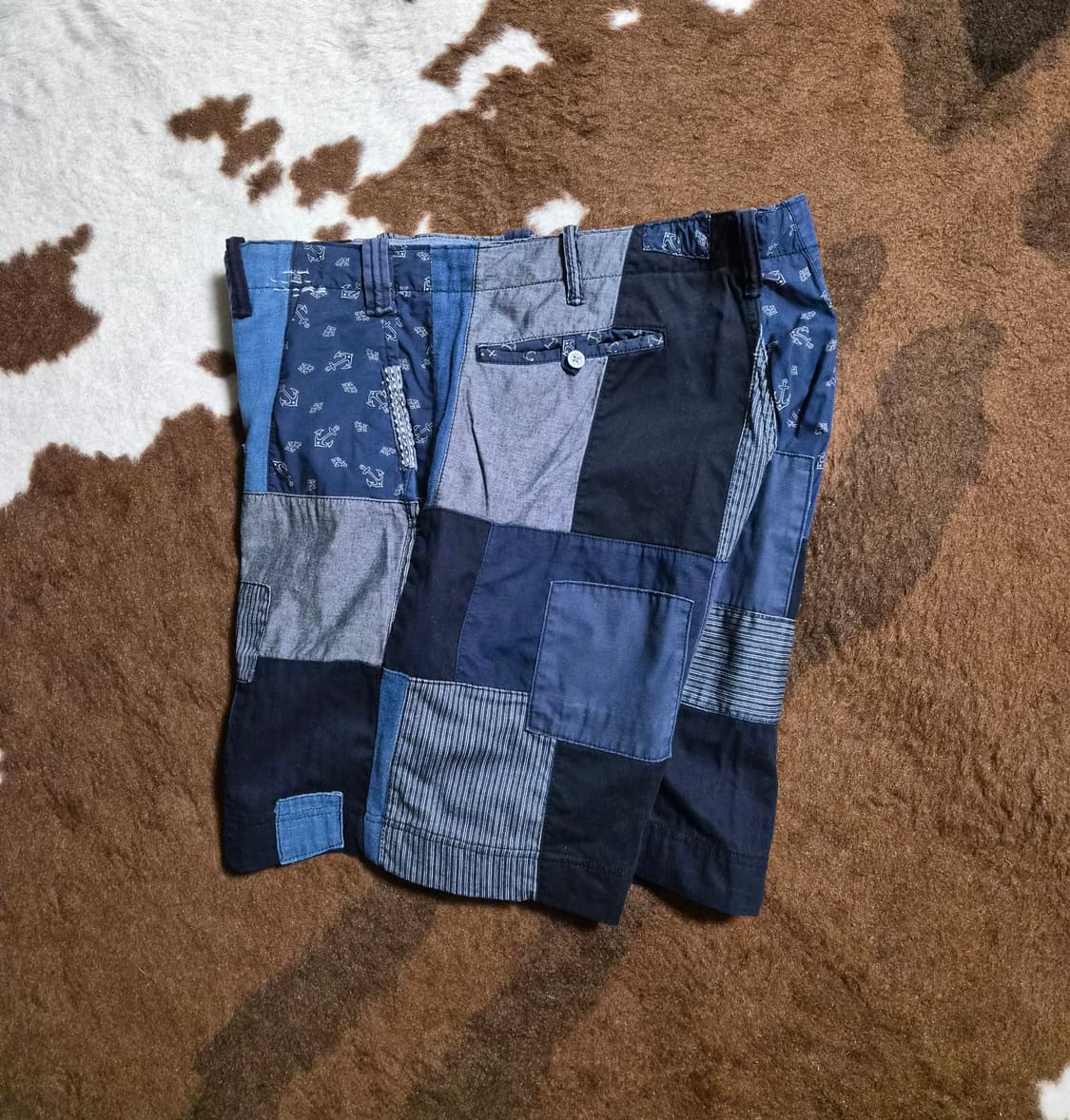 폴로 랄프로렌 남성용 패치워크 반바지(36) 상품이미지1