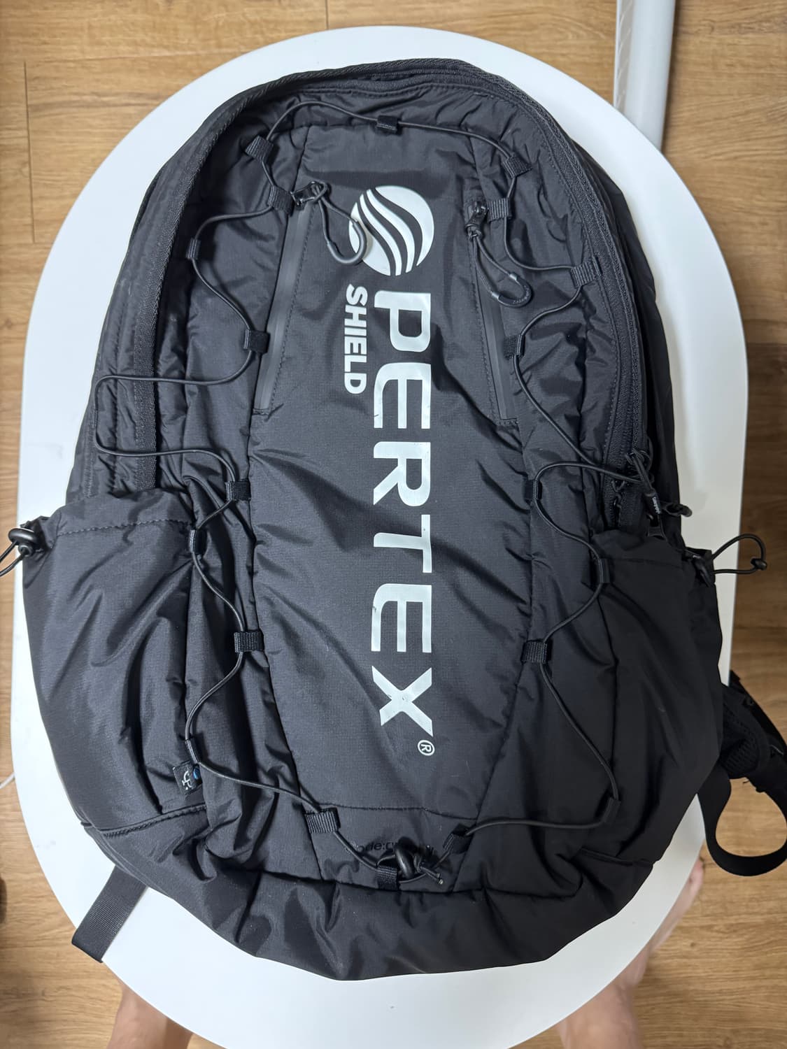 코드그라피 X PERTEX 퍼텍스 백팩 블랙 상품이미지1