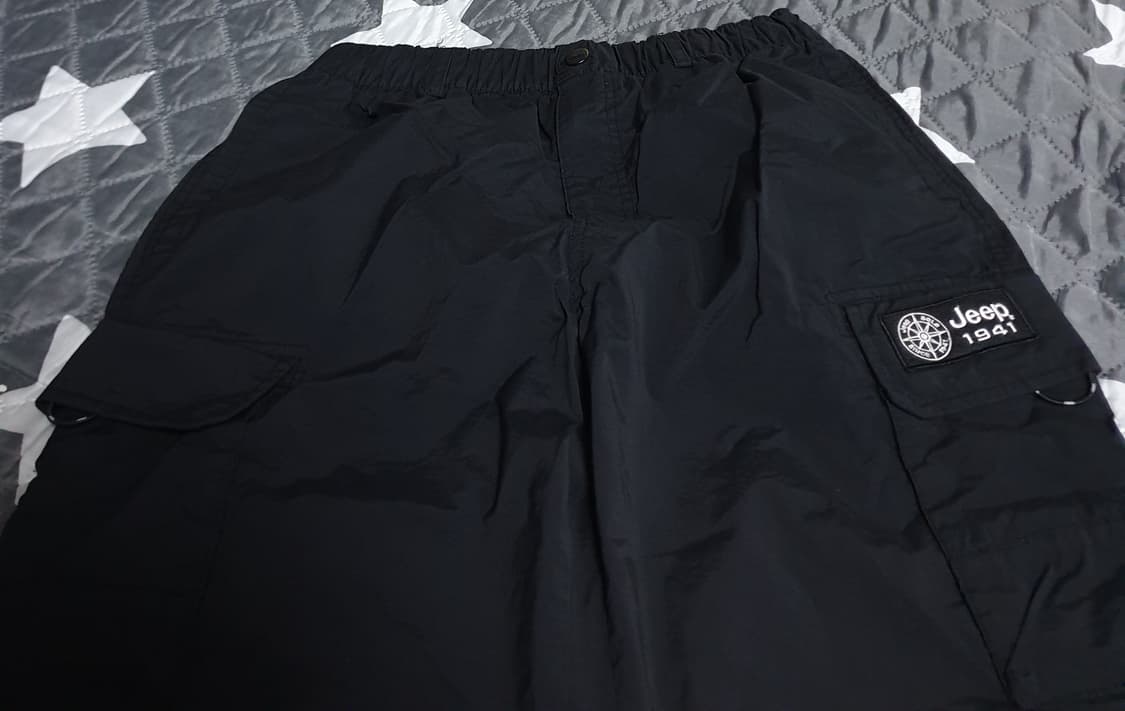 JEEP 나일론 카고 조거팬츠 블랙 (32) 상품이미지2