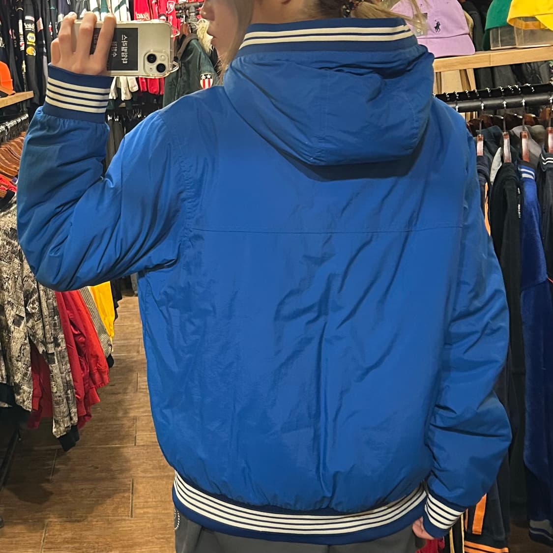 [HI] 스투시 숏패딩 블루  상품이미지5