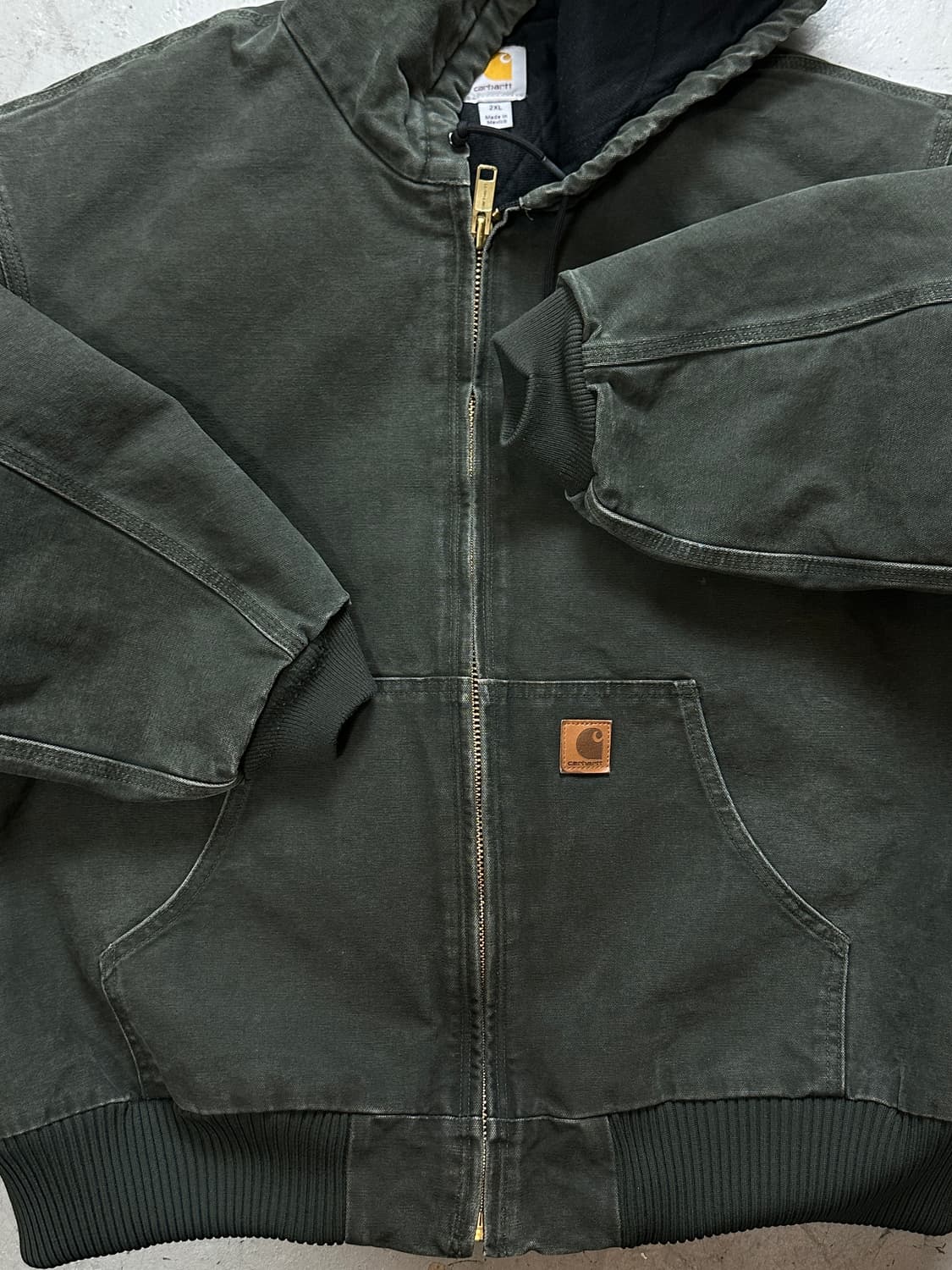 00's OG 칼하트 J130 액티브 자켓 칼하트 MOS 모스그린 상품이미지8