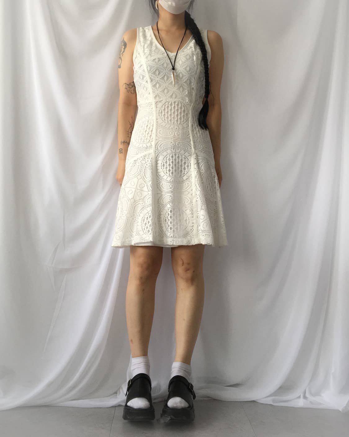 Desigual pattern sleeveless onepiece 상품이미지1