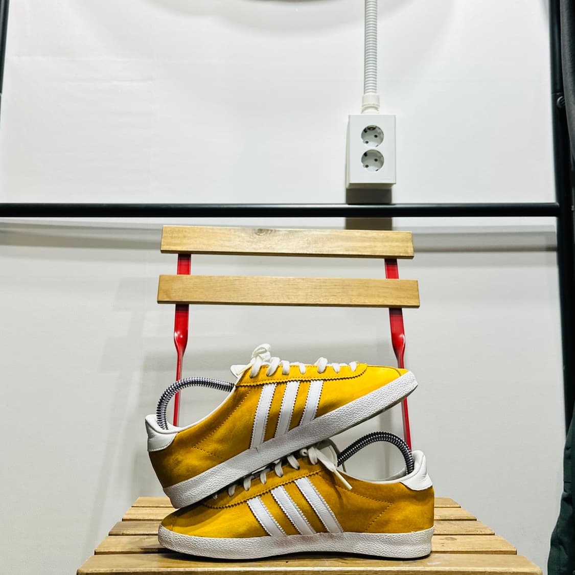 225) 아디다스 운동화 여성 여자 신발 가젤 옐로우 스웨이드 상품이미지7