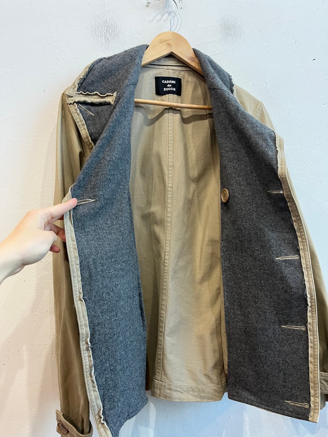 ZUCCA 주카 울트리밍 더블 자켓 Made in JAPAN 상품이미지4