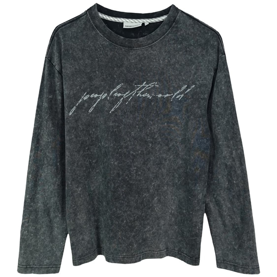 [피플오브더월드] 빅로고 워싱 롱슬리브 긴팔티 M18860 상품이미지2