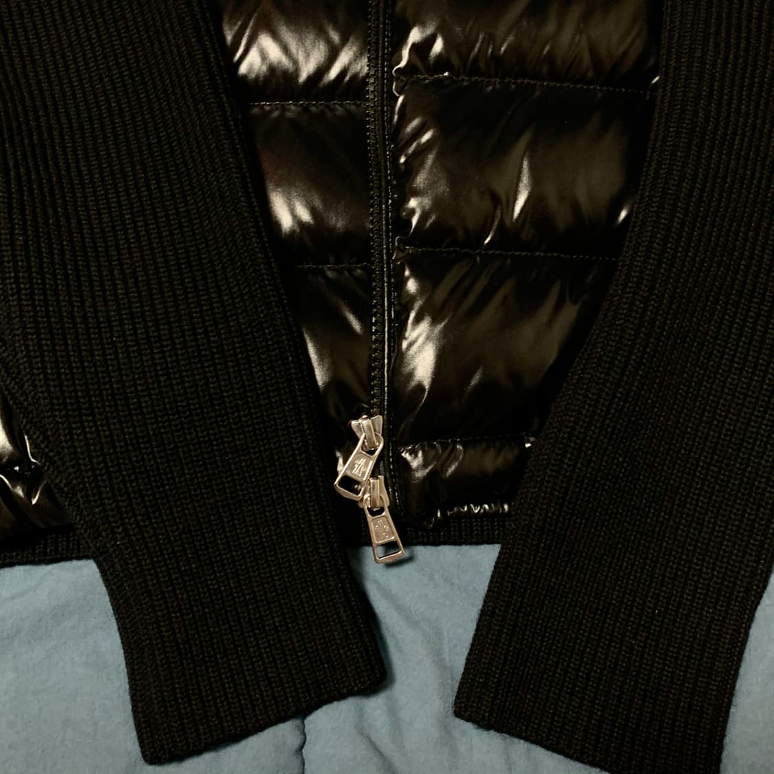 (S) 몽클레어 니트 후드 패딩 자켓 상품이미지5