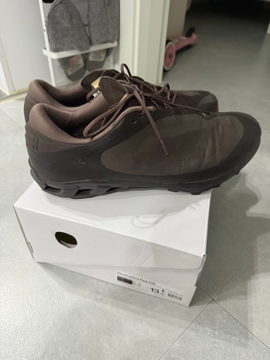 파프 온러닝 클라우드벤쳐 브라운 us13 상품이미지2