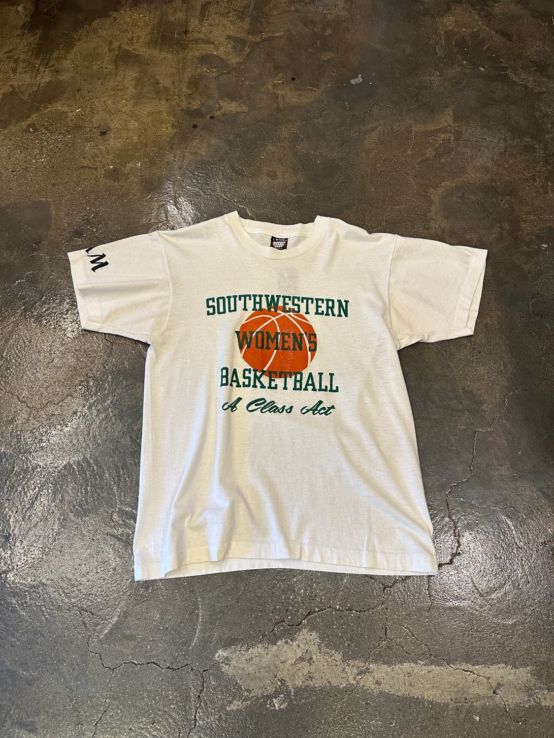 90s Screen stars USA 베스킷볼 그래픽 반팔티 L 상품이미지1