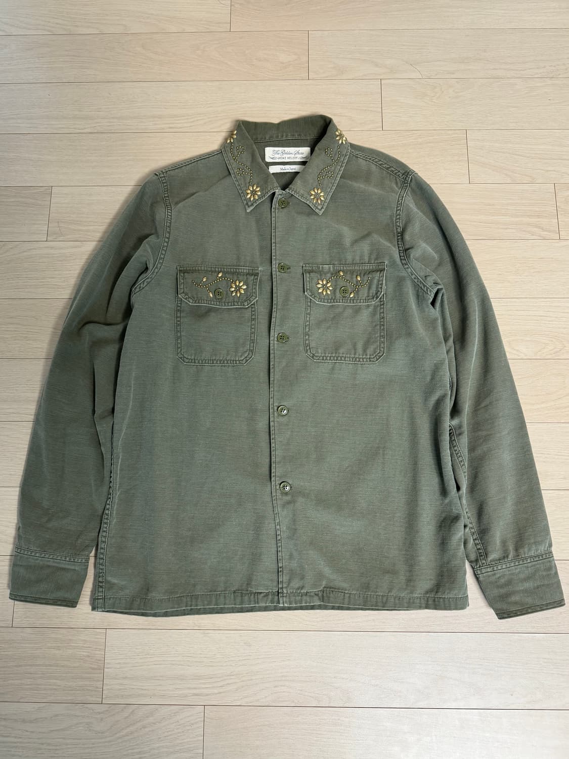 레미릴리프 밀리터리 플라워 셔츠 상품이미지4