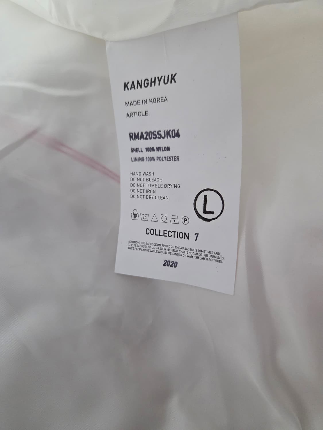 강혁 레디메이드 에어백 봄버 라지 새상품 상품이미지3