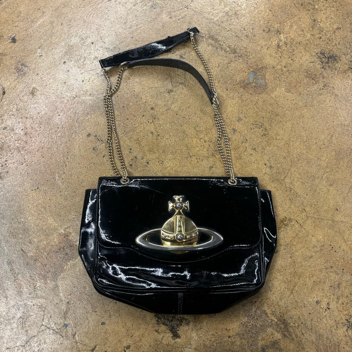 비비안웨스트우드 에버리 체인 빅 크로스백 숄더백 상품이미지2