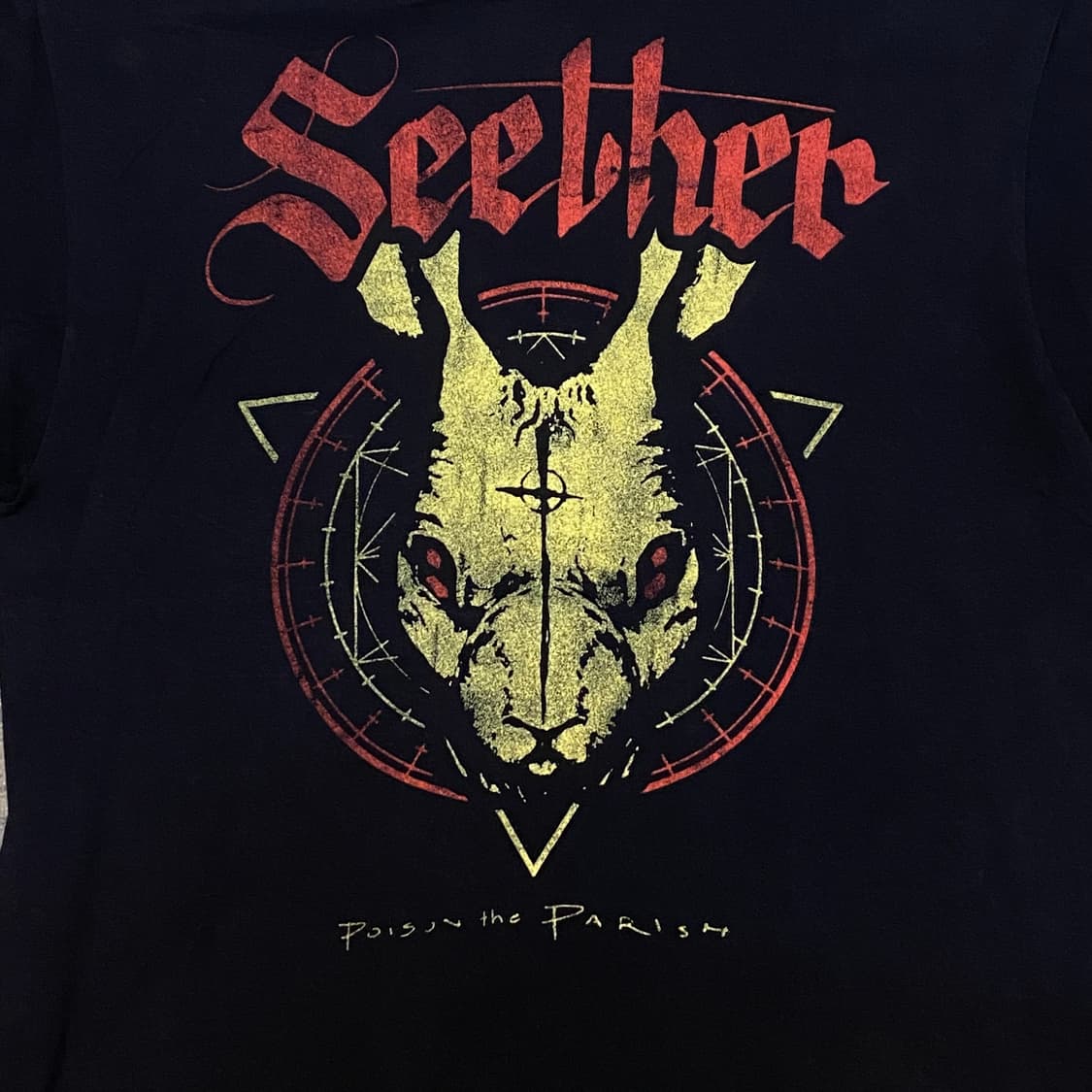 미국 빈티지 밴드 시더 SEETHER 투어티 락티셔츠 반팔티 상품이미지2