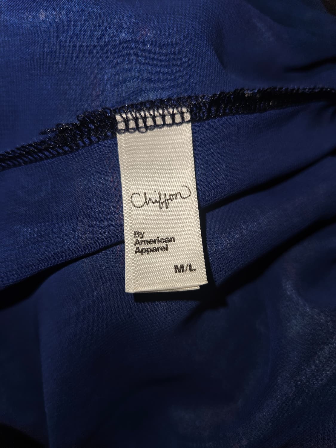 american apparel 블루체크 프레피 스커트 상품이미지3