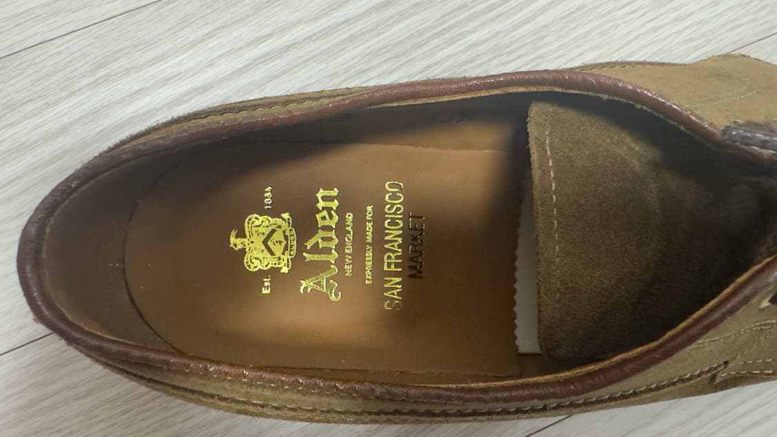 알든 735L Mocc Toe Snuff Suede 9.5D 상품이미지4