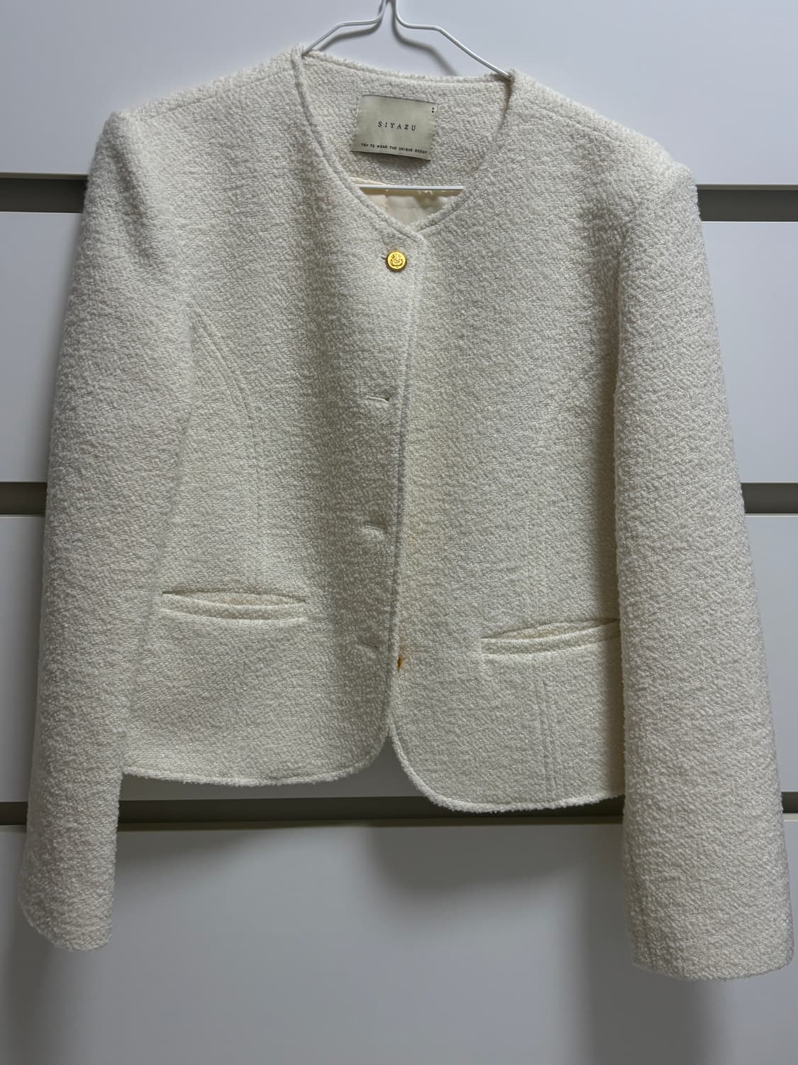 시야쥬 클래식 트위드 자켓(M사이즈) 상품이미지3