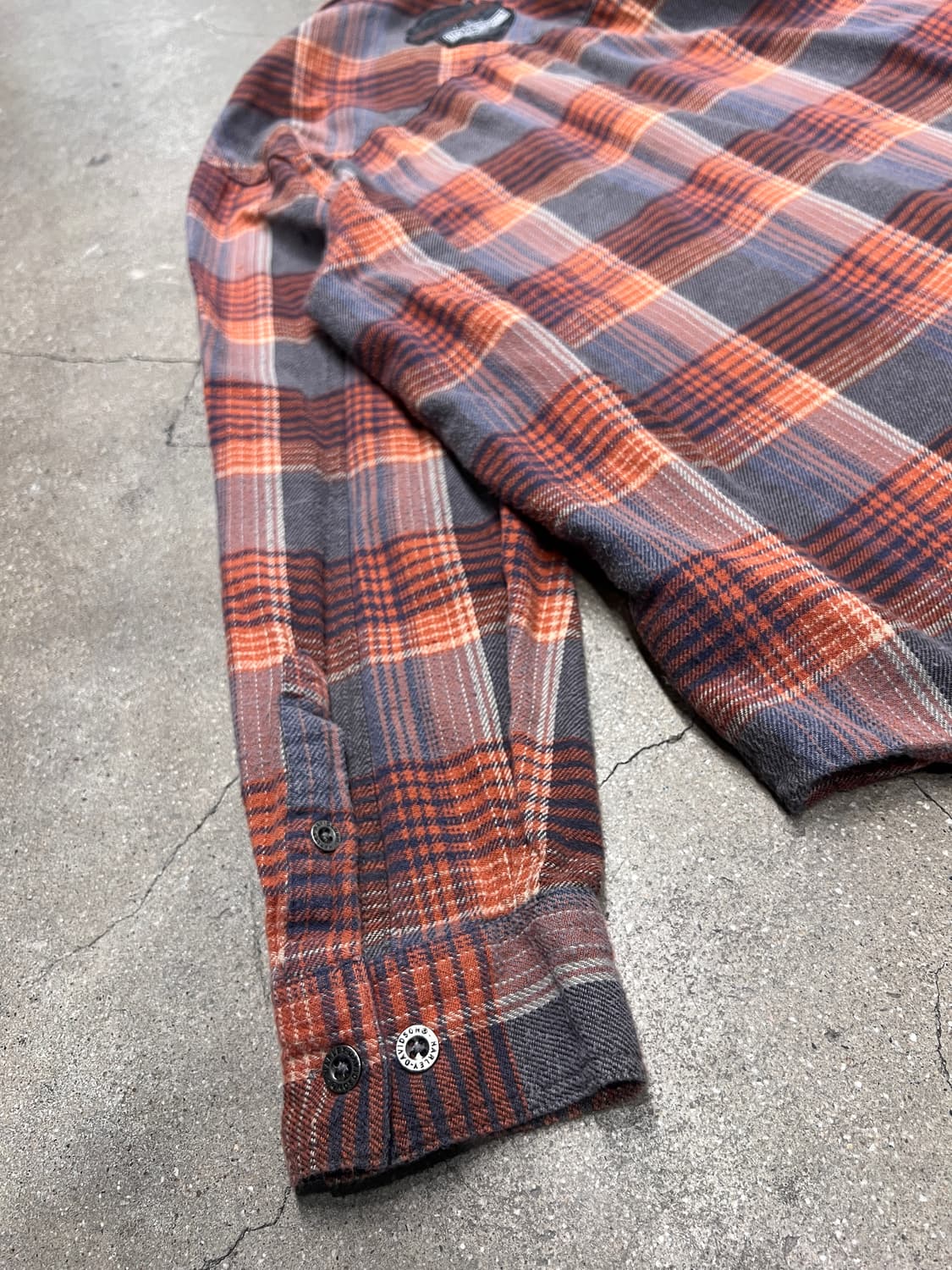 할리데이비슨 코튼 체크 셔츠 상품이미지7