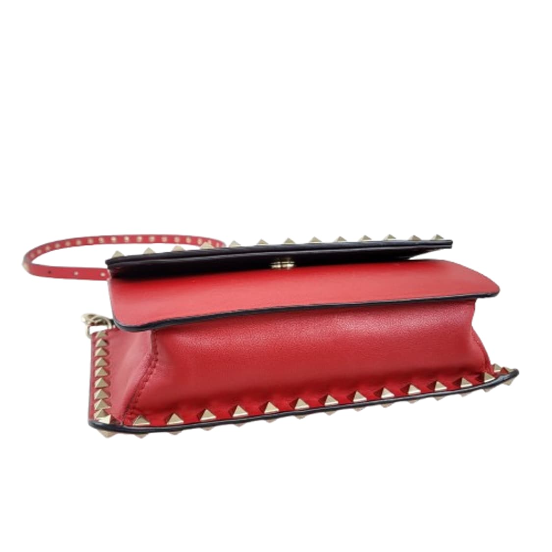 정품 발렌티노 락스터드 레드 크로스백 상품이미지7