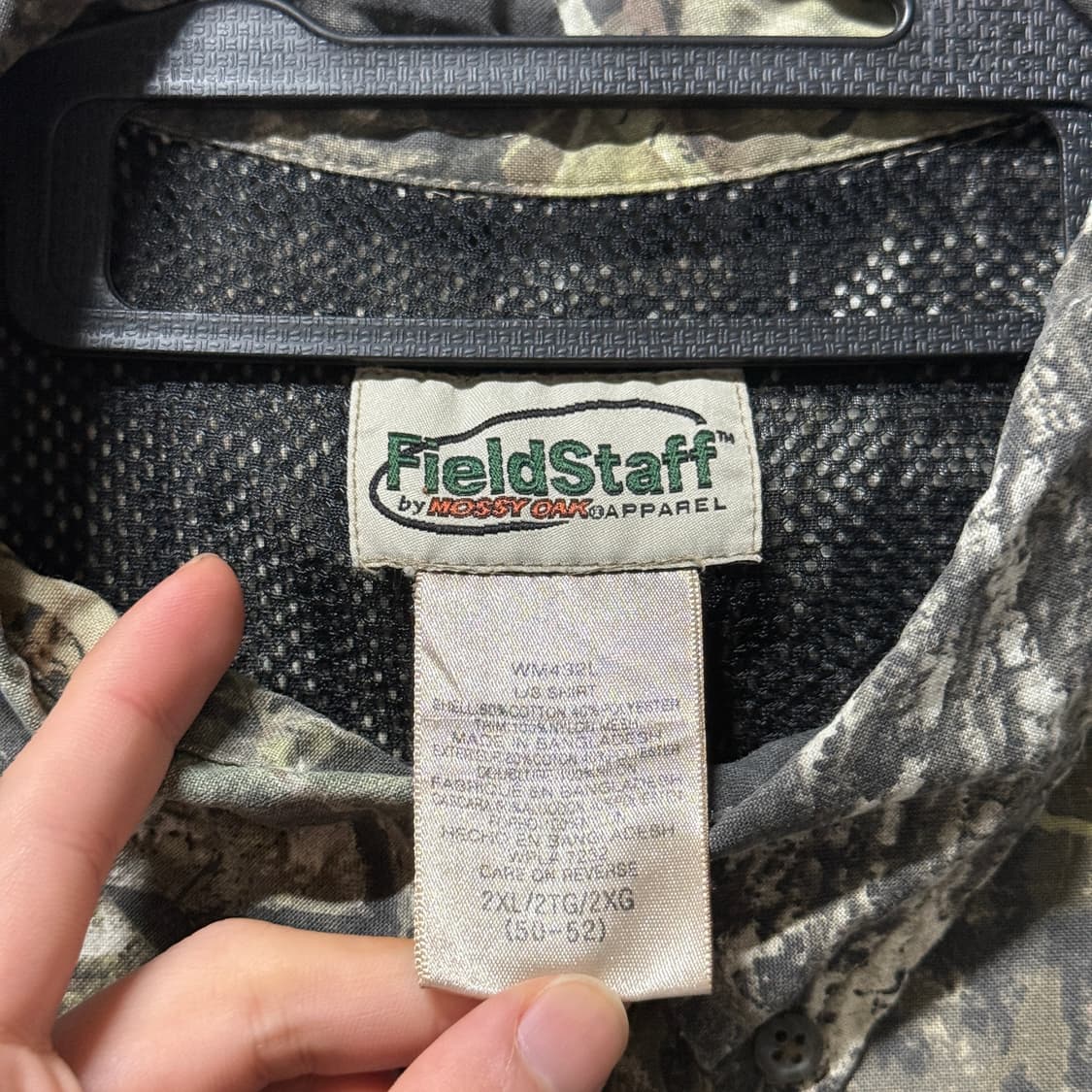 Mossy Oak 모시오크 USA 빅사이즈 리얼트리 카모 코튼 셔츠 상품이미지6