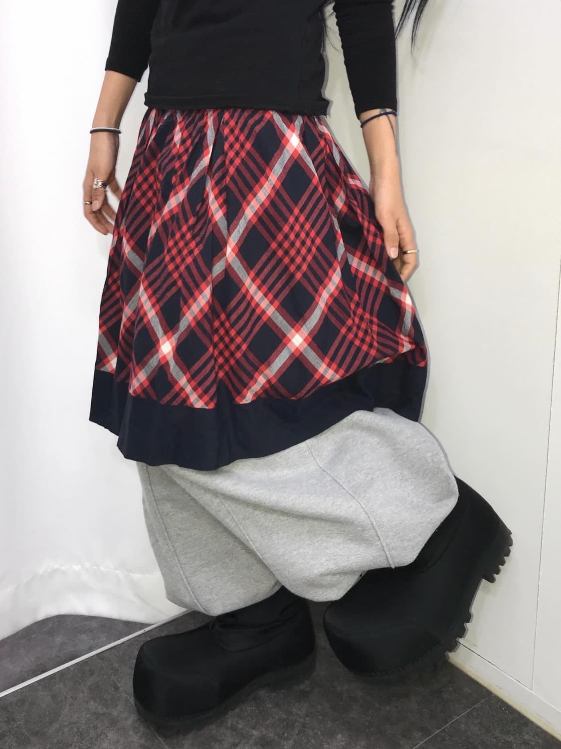 Burberry Check Pattern Skirt 상품이미지1