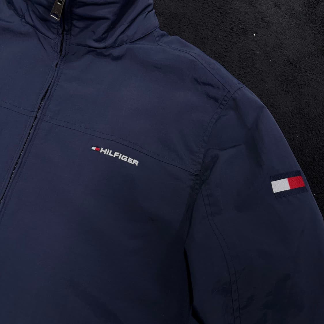 L 타미힐피거 네이비 바람막이 블루종자켓 상품이미지3