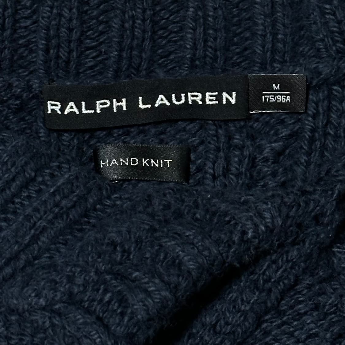 블랙라벨 하이넥 피셔맨 니트 상품이미지6