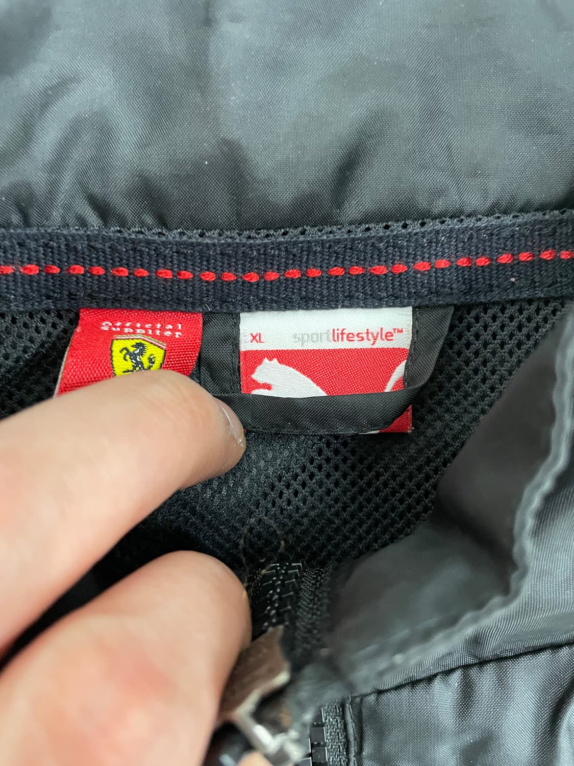 [XL] 퓨마x페라리 고프코어 윈드브레이커 상하의 세트 트레이닝 상품이미지3