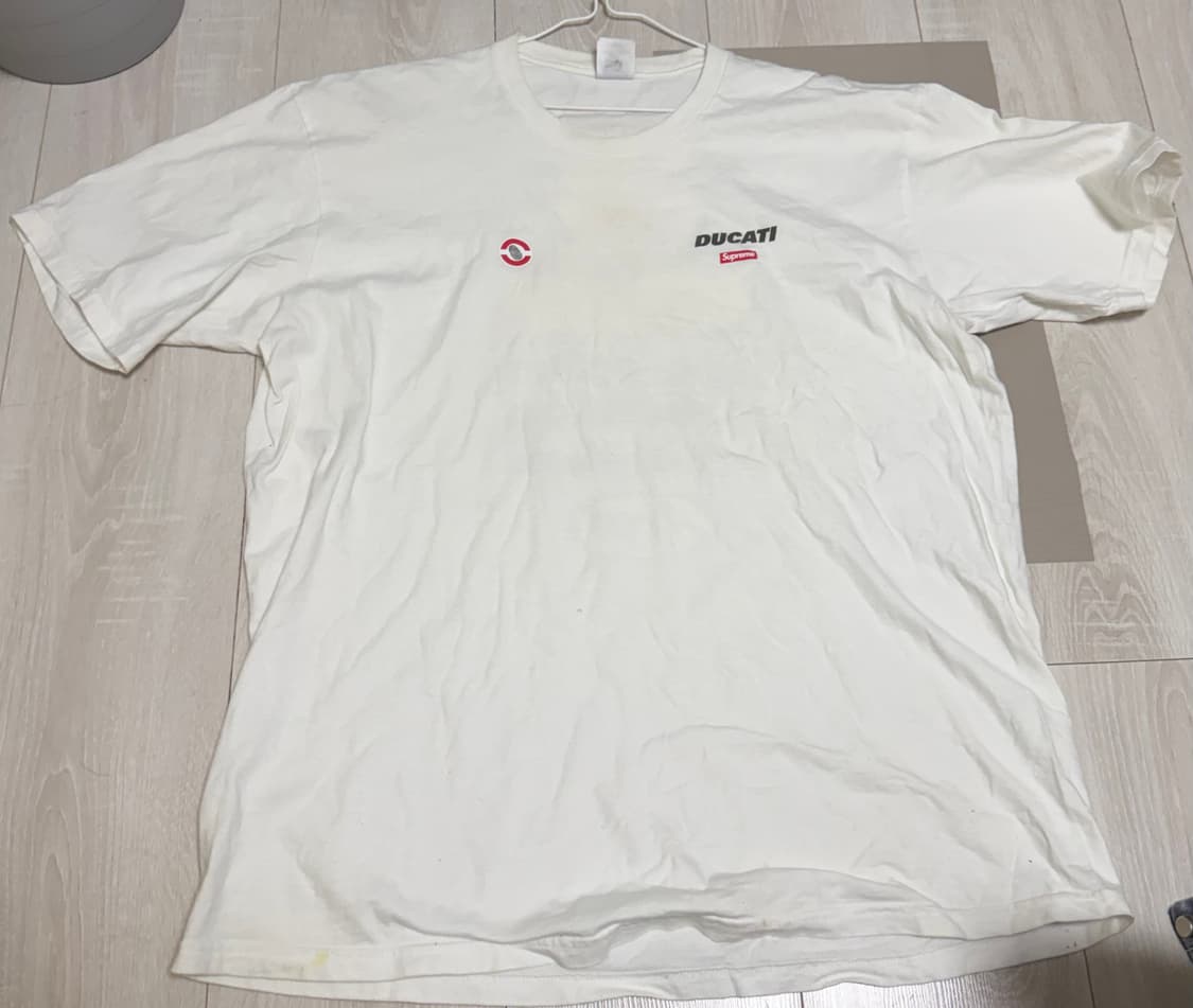 Supreme x Ducati Logos T-Shirt White - 2 상품이미지3