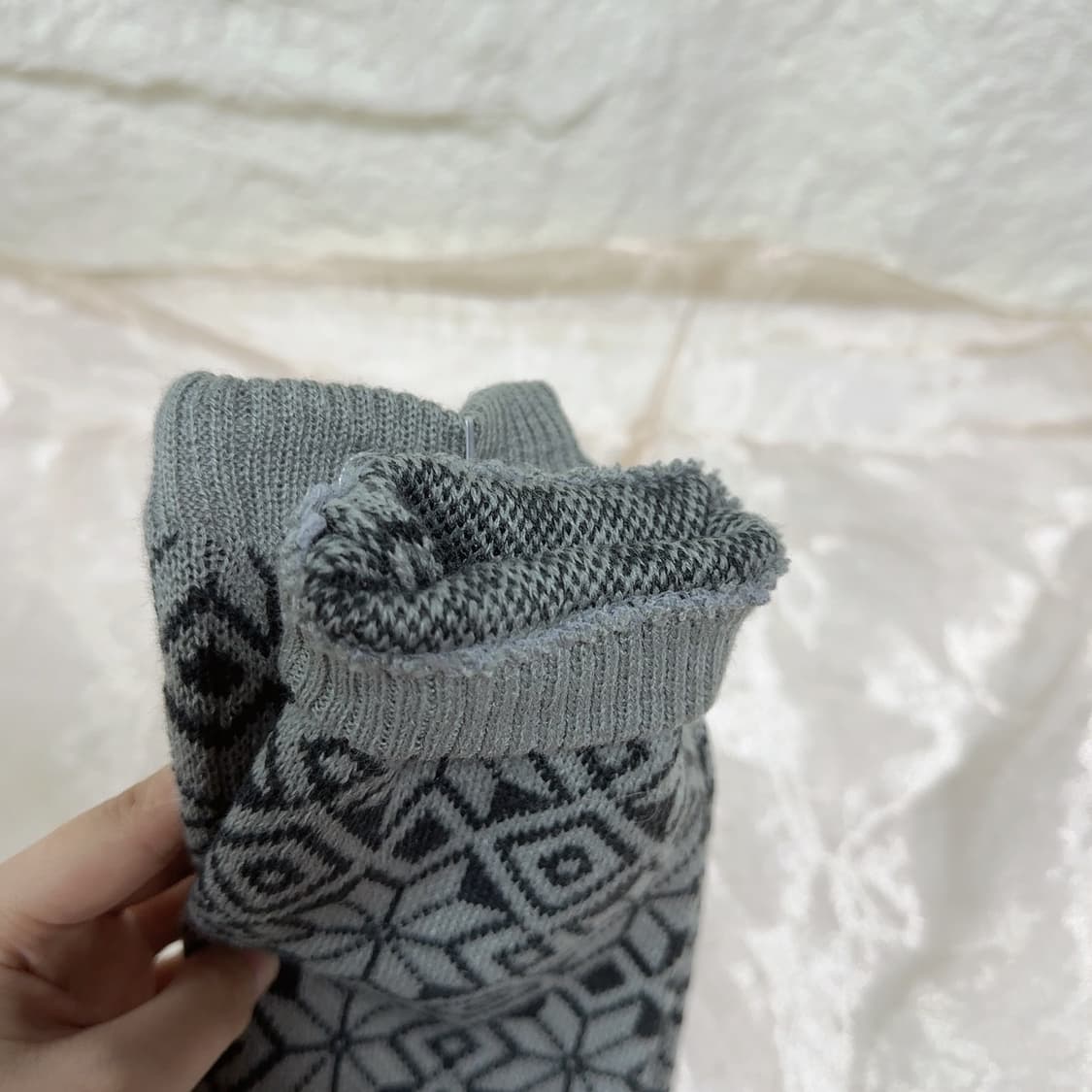 빈티지 그레이 크위찬 손토시 팔토시 상품이미지3