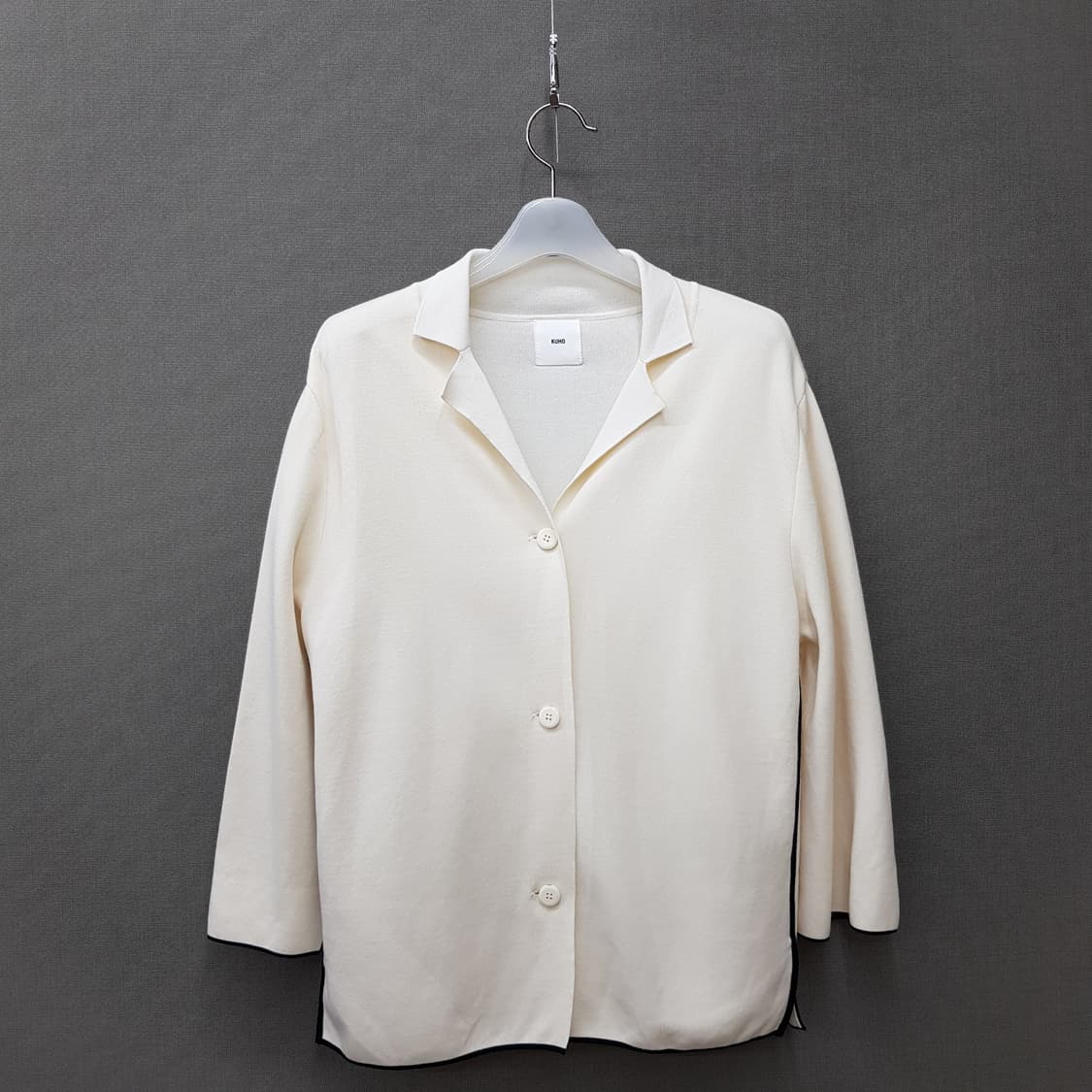 구호 kuho 2024 배색 포인트 니트 가디건 자켓 M 상품이미지1