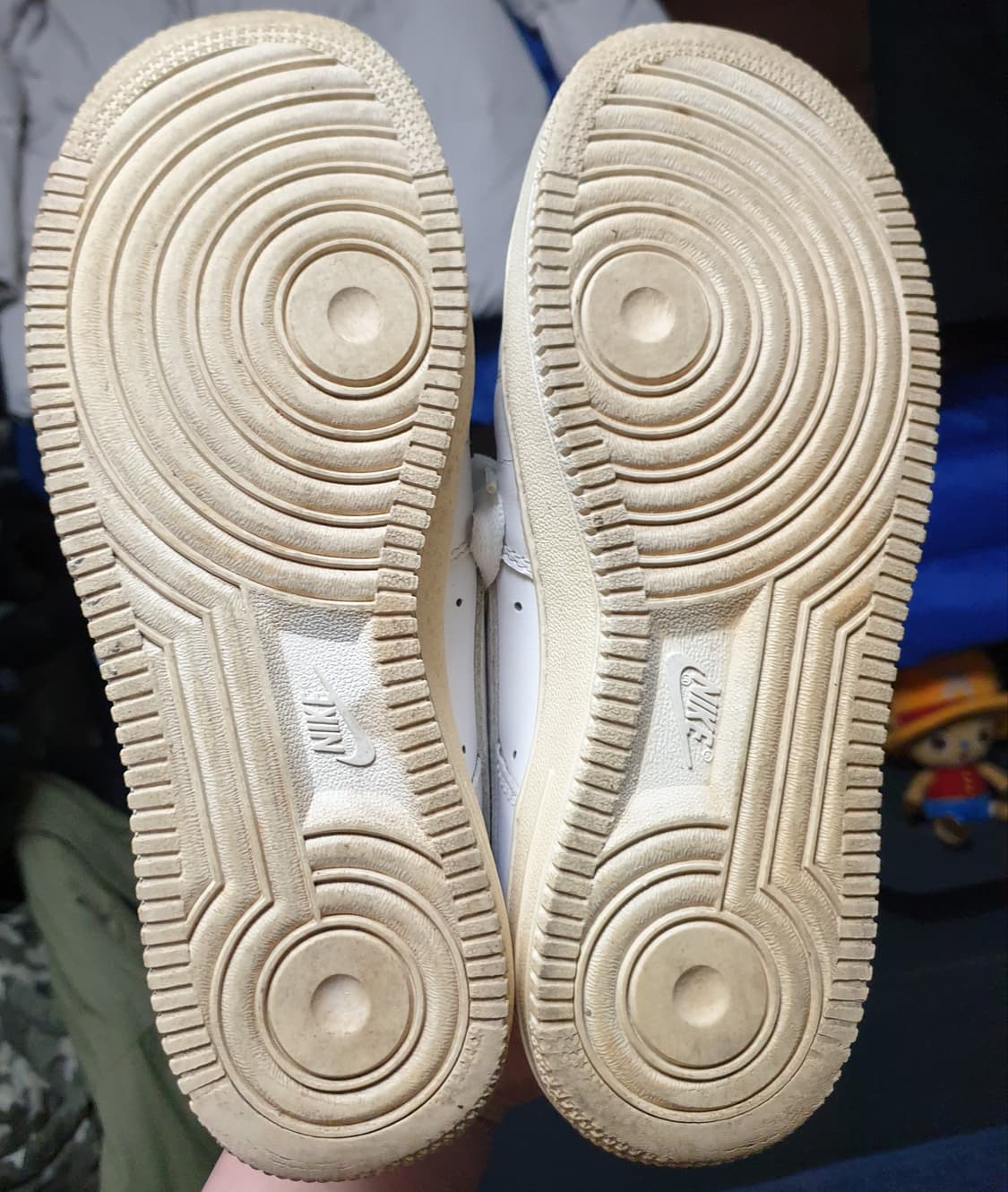 (에이징 커스텀) 나이키 에어포스1 07 로우 화이트 (240) 상품이미지5