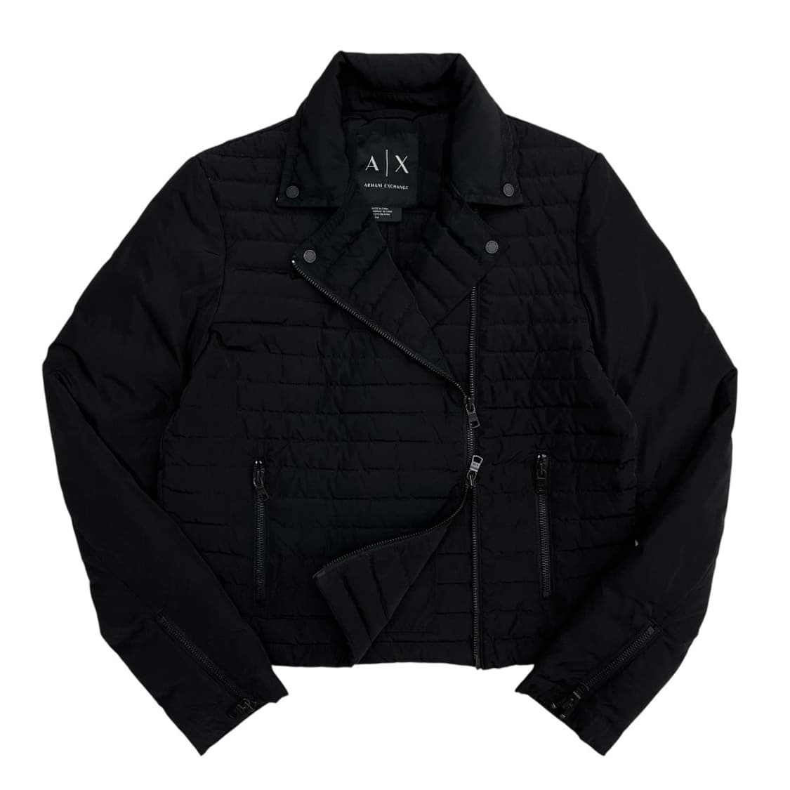 아르마니 블랙 경량 라이더 자켓 상품이미지4