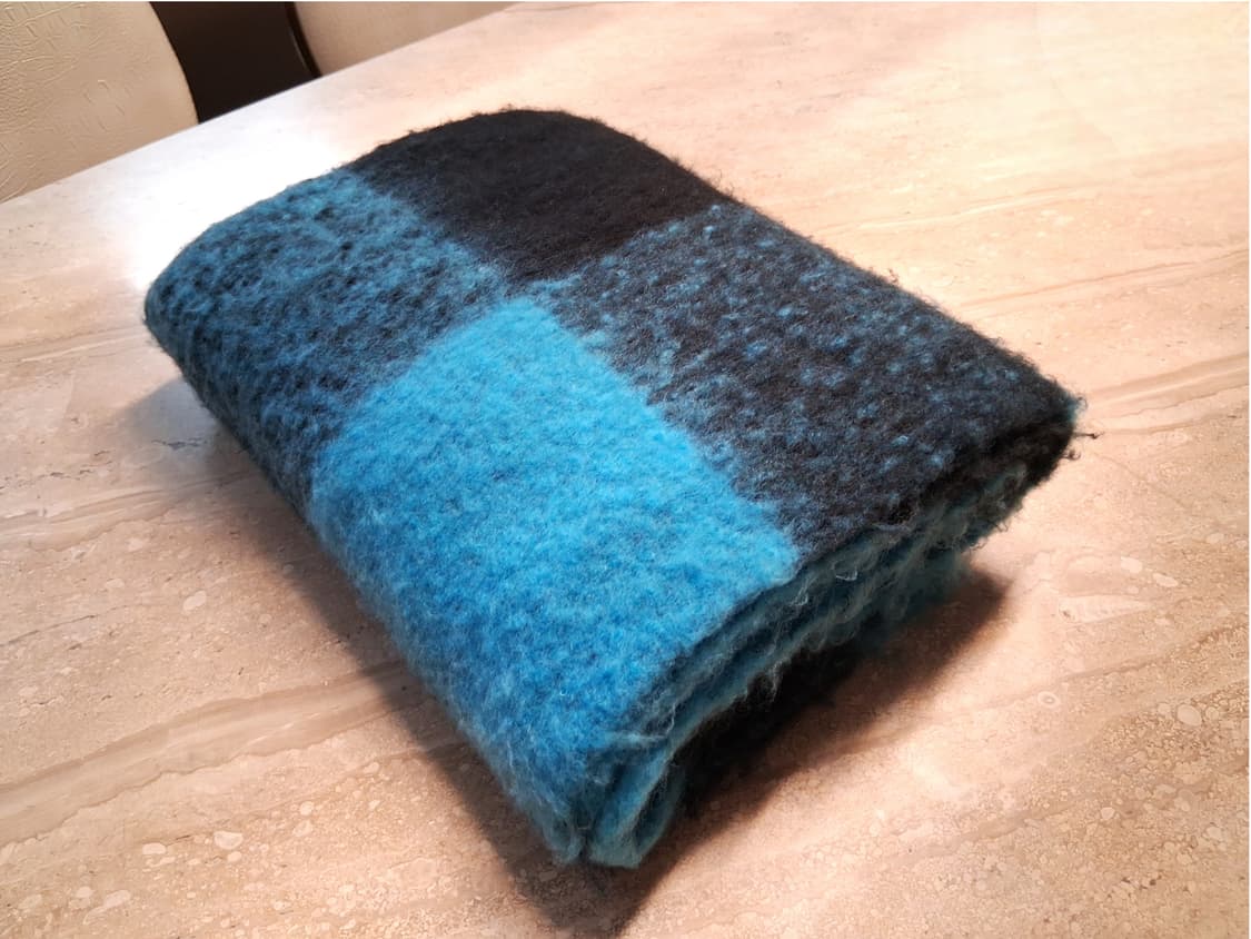 블루 체크 머플러 / 목도리 (새상품) 상품이미지10