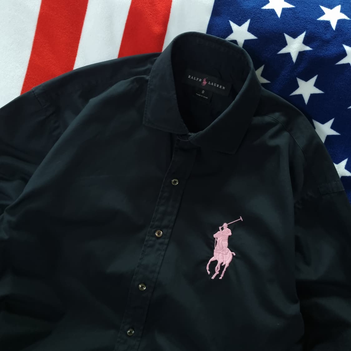 폴로 랄프로렌 블랙핑크 빅포니 치프키프 셔츠 상품이미지1