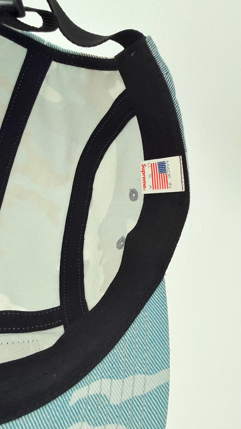 슈프림 워시드아웃 카모 캠프캡 상품이미지4