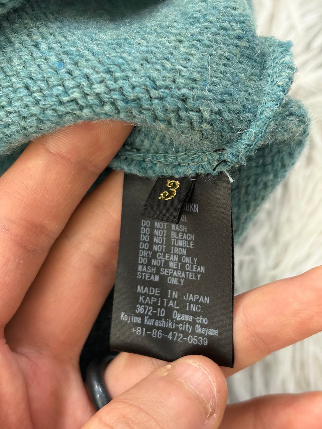 [3]캐피탈 본 니트 가디건 상품이미지4