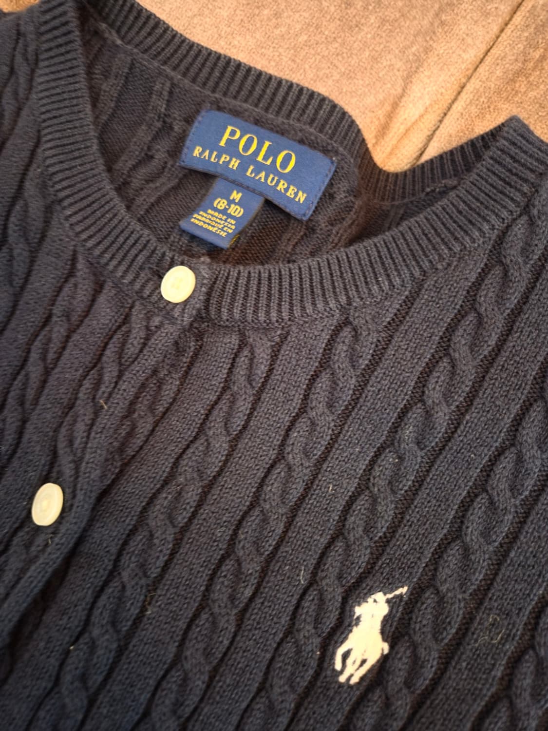 폴로랄프로렌 키즈 케이블가디건 M사이즈 상품이미지7