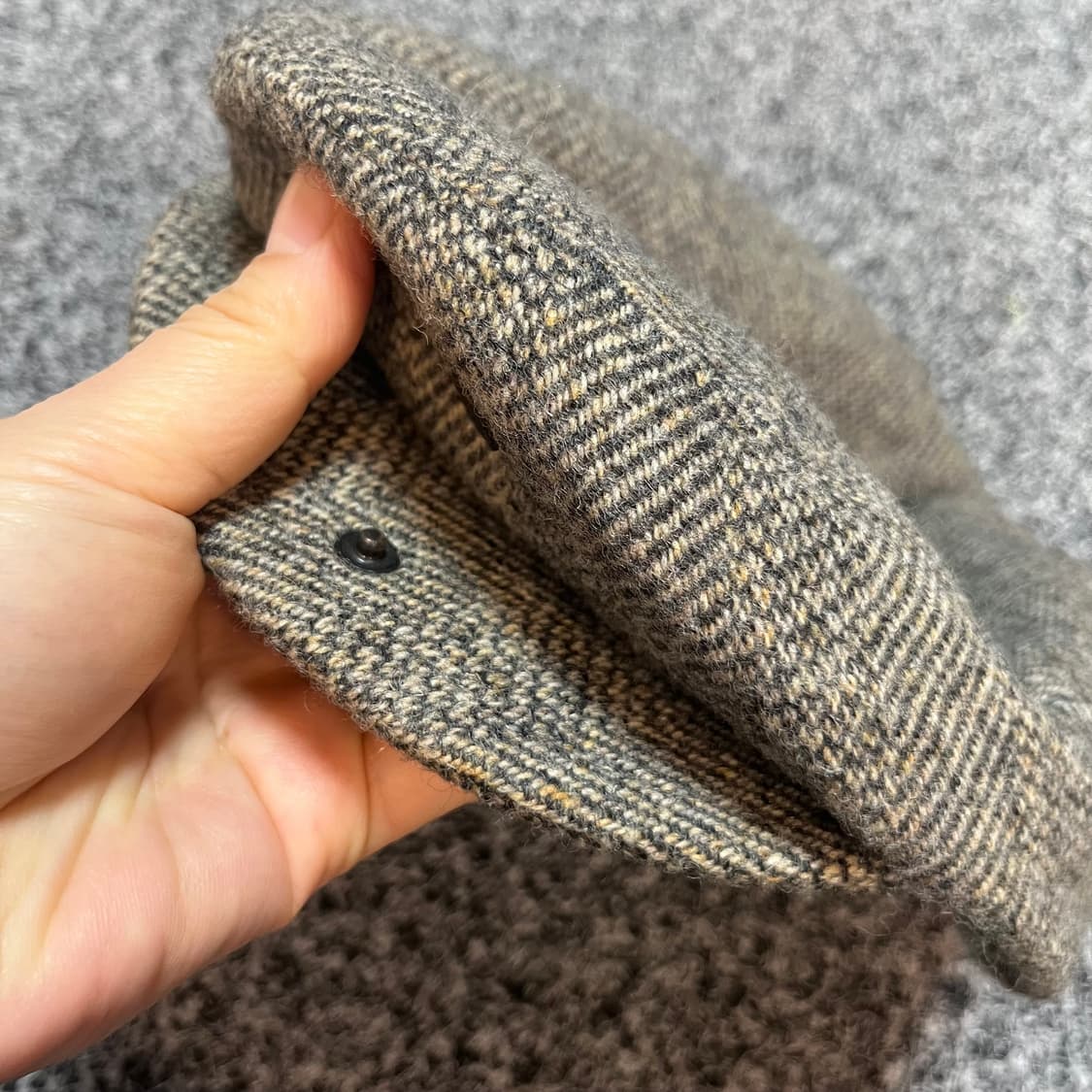 브룩스브라더스 울 헤링본 헌팅캡 상품이미지2