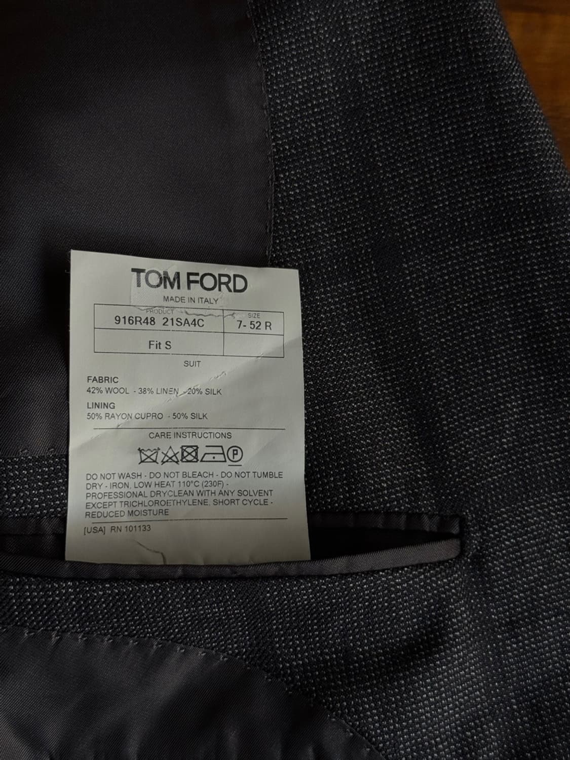 톰포드 테일러드 자켓 105 상품이미지10