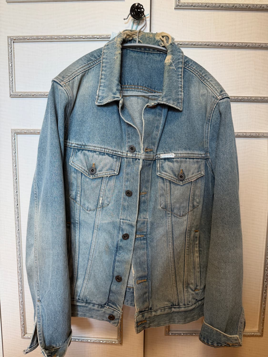 오프화이트 데님 자켓 18fw 상품이미지1